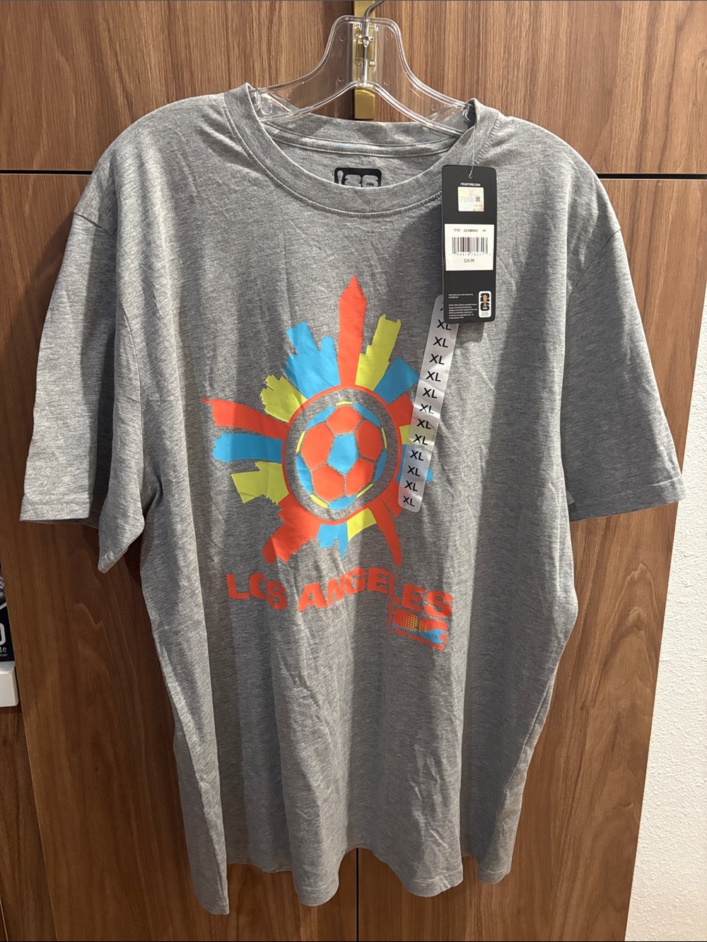 FIFA Los Angeles grey t-shirt NWT